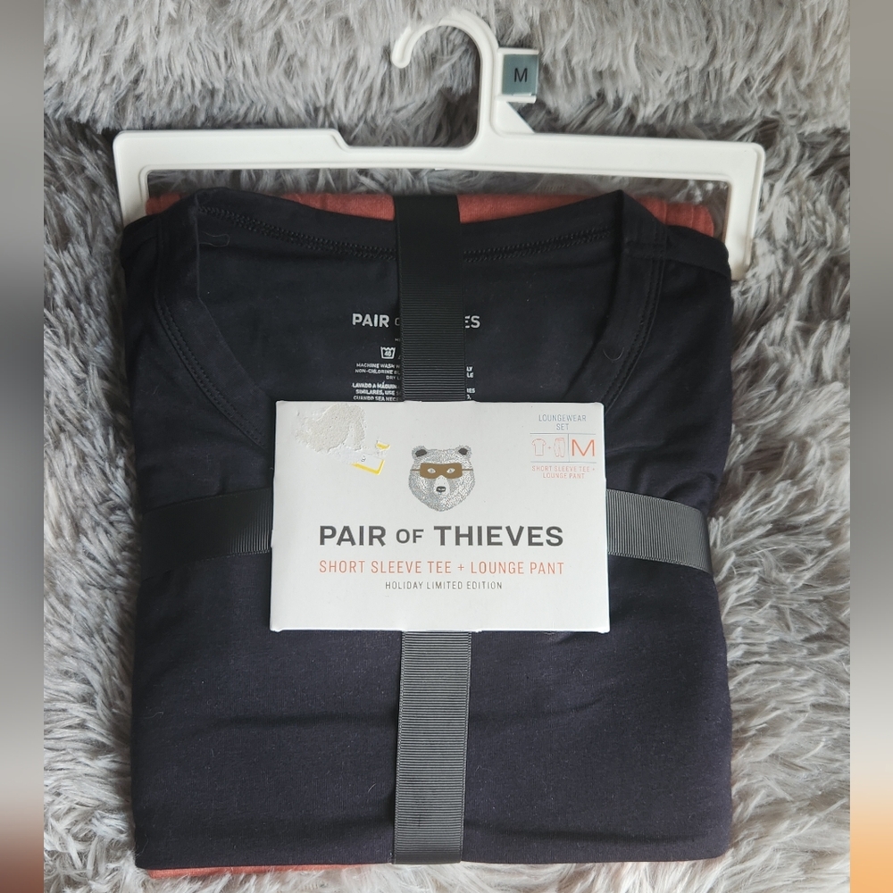 Pair of Thieves Black Lounge Pant & T-shirt set NWT